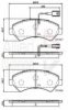 COMLINE ADB12225 Brake Pad Set, disc brake